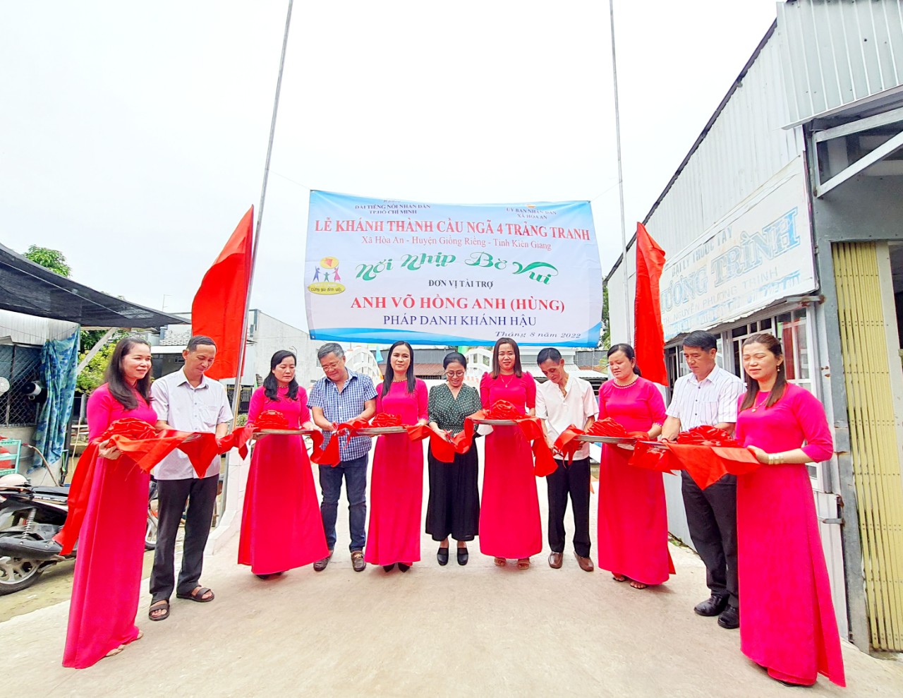 KHÁNH THÀNH CẦU NGÃ TƯ TRẢNG TRANH - HÒA AN, GIỒNG RIỀNG, KIÊN GIANG