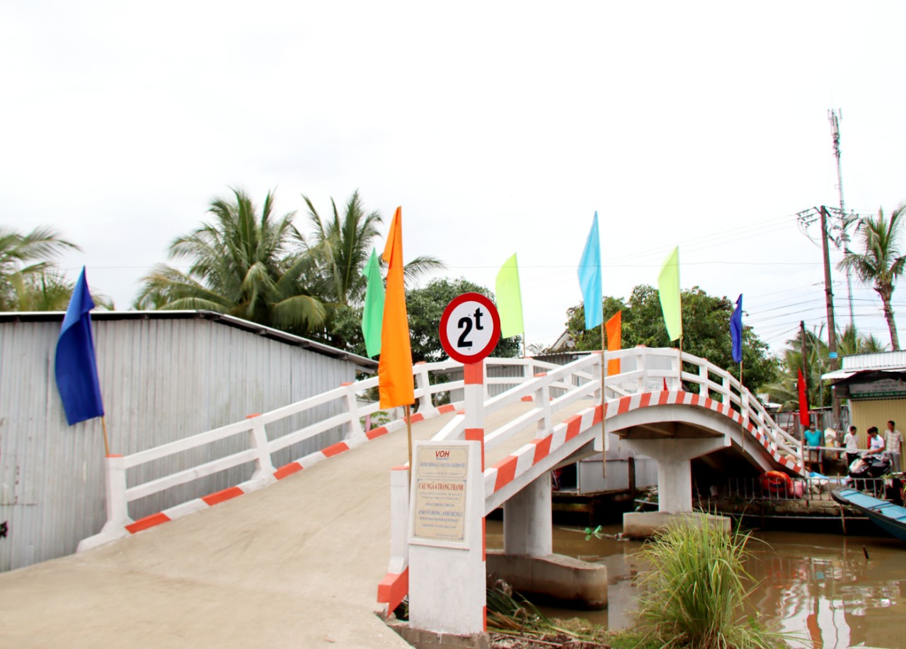 KHÁNH THÀNH CẦU NGÃ TƯ TRẢNG TRANH - HÒA AN, GIỒNG RIỀNG, KIÊN GIANG