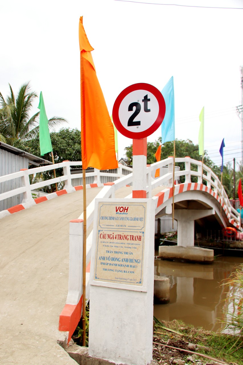 KHÁNH THÀNH CẦU NGÃ TƯ TRẢNG TRANH - HÒA AN, GIỒNG RIỀNG, KIÊN GIANG