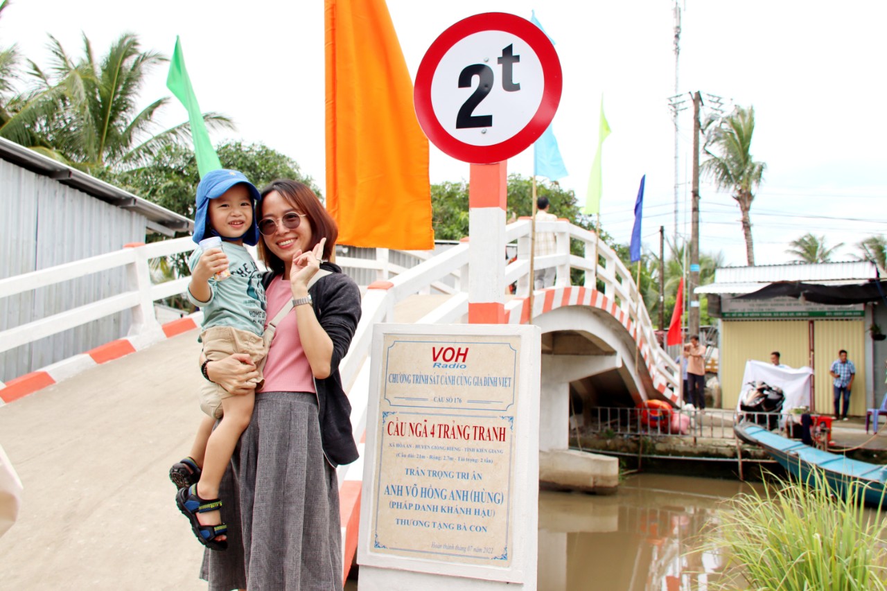 KHÁNH THÀNH CẦU NGÃ TƯ TRẢNG TRANH - HÒA AN, GIỒNG RIỀNG, KIÊN GIANG