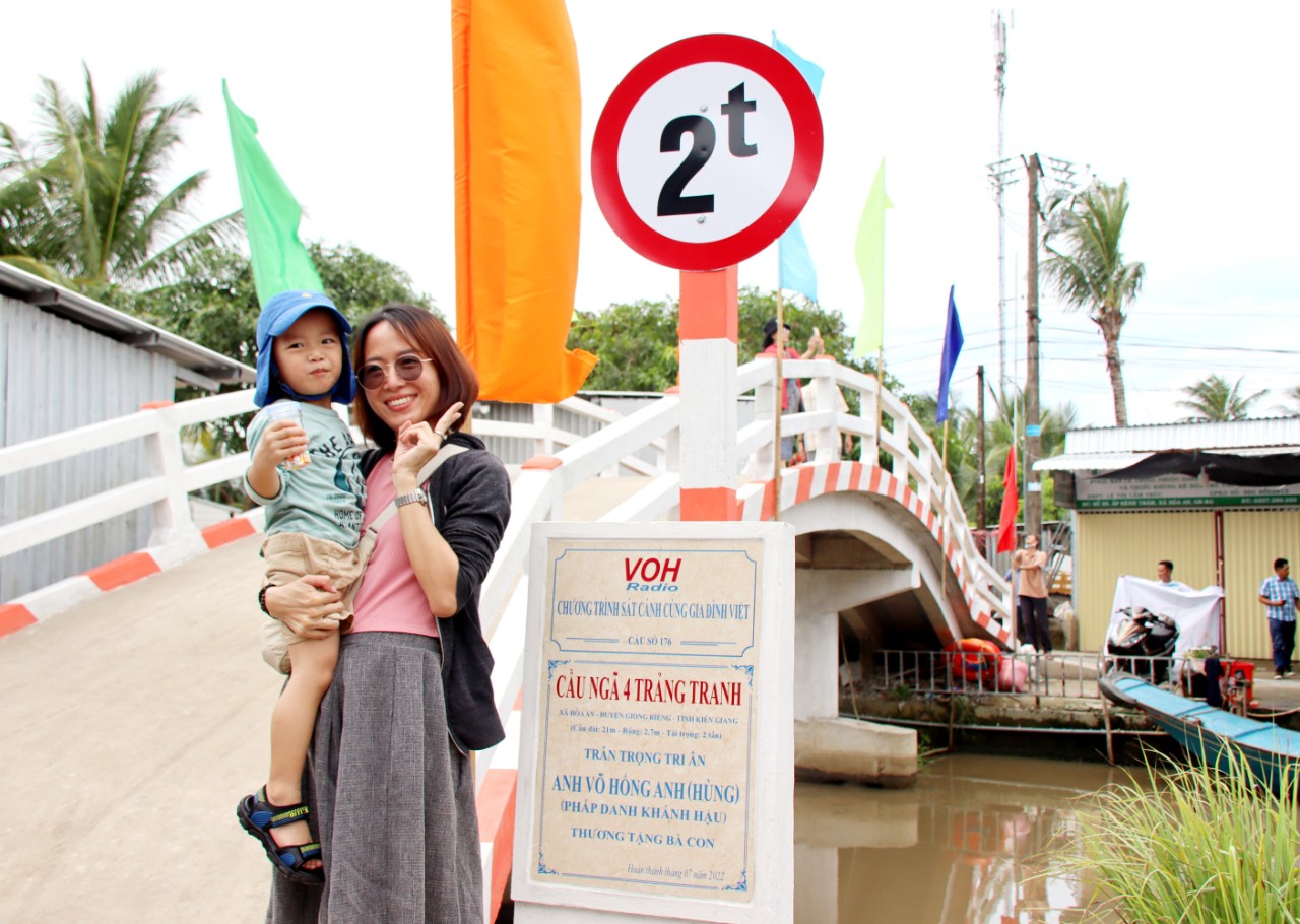KHÁNH THÀNH CẦU NGÃ TƯ TRẢNG TRANH - HÒA AN, GIỒNG RIỀNG, KIÊN GIANG