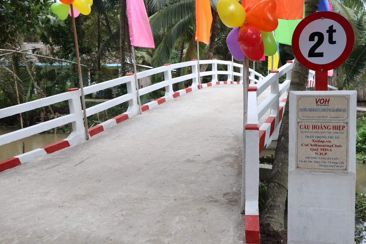 KHÁNH THÀNH CẦU HOÀNG HIỆP - TT CÁI NHUM, MANG THÍT, VĨNH LONG