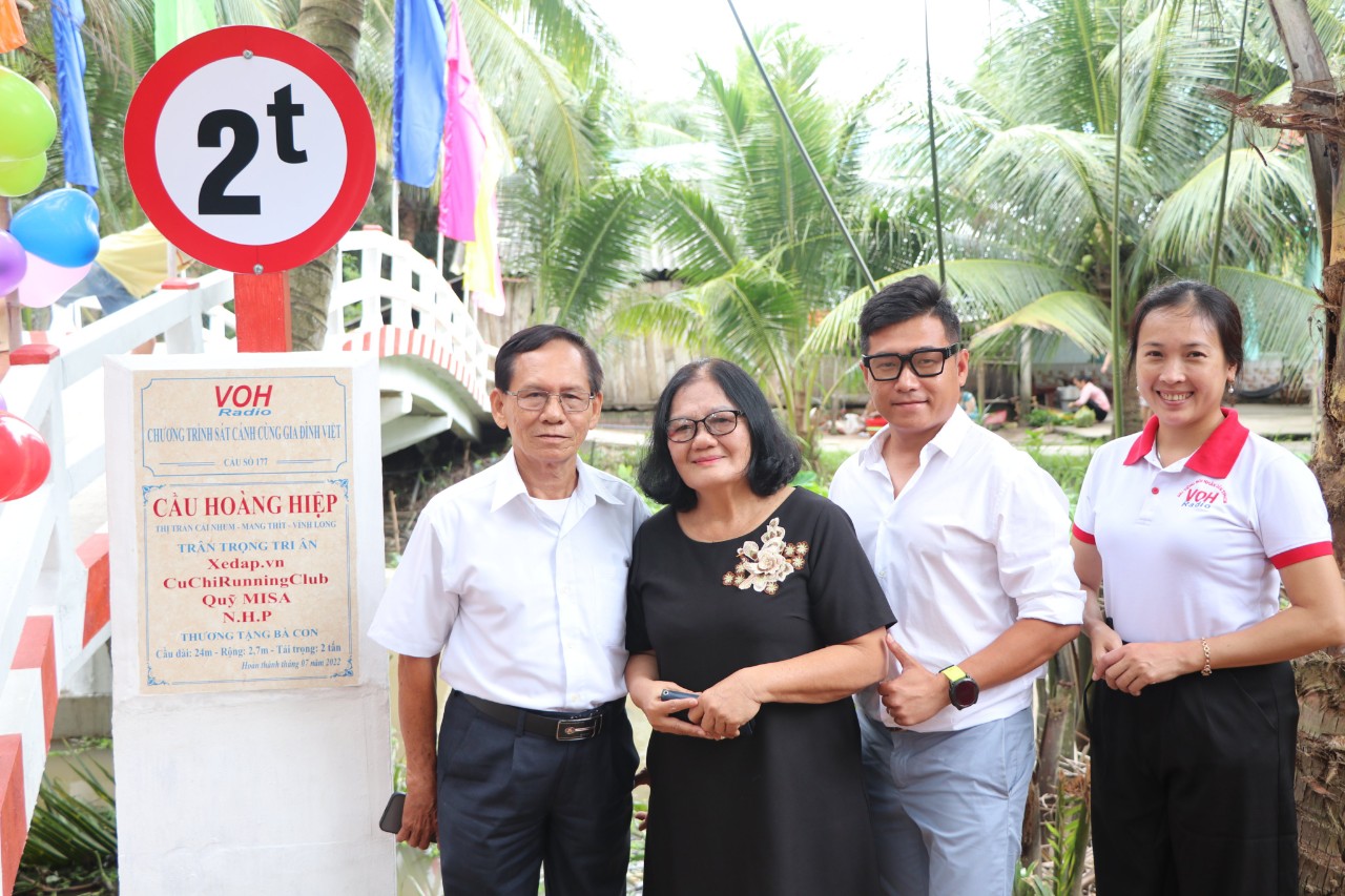 KHÁNH THÀNH CẦU HOÀNG HIỆP - TT CÁI NHUM, MANG THÍT, VĨNH LONG