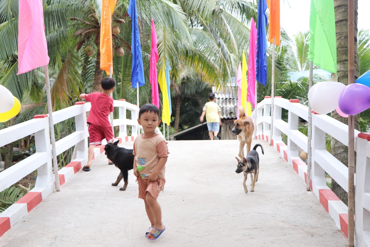 KHÁNH THÀNH CẦU HOÀNG HIỆP - TT CÁI NHUM, MANG THÍT, VĨNH LONG