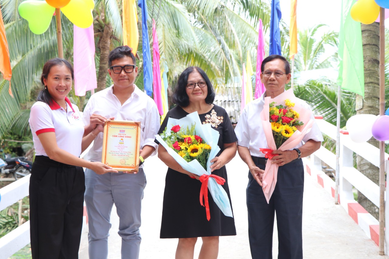 KHÁNH THÀNH CẦU HOÀNG HIỆP - TT CÁI NHUM, MANG THÍT, VĨNH LONG