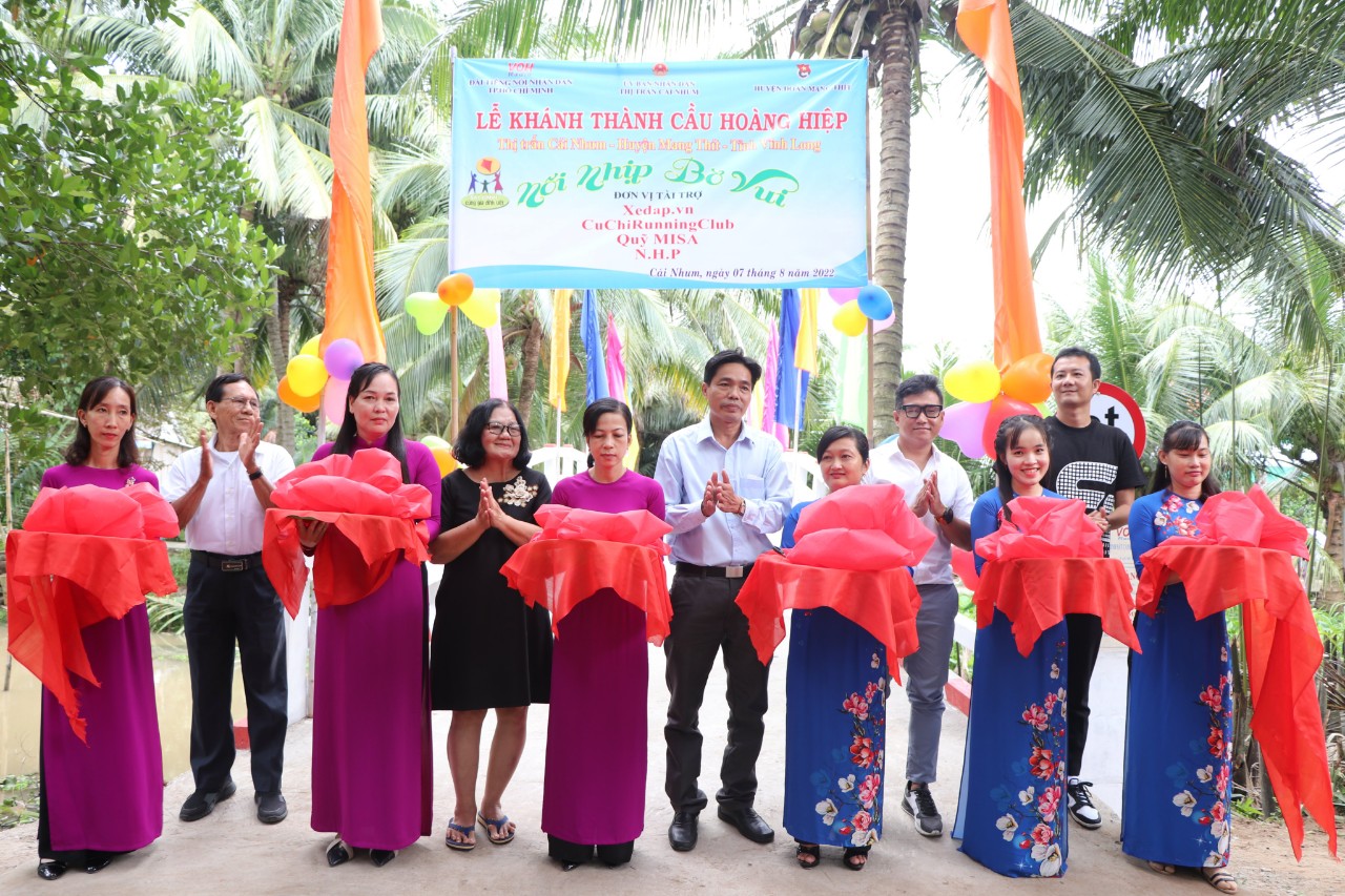 KHÁNH THÀNH CẦU HOÀNG HIỆP - TT CÁI NHUM, MANG THÍT, VĨNH LONG