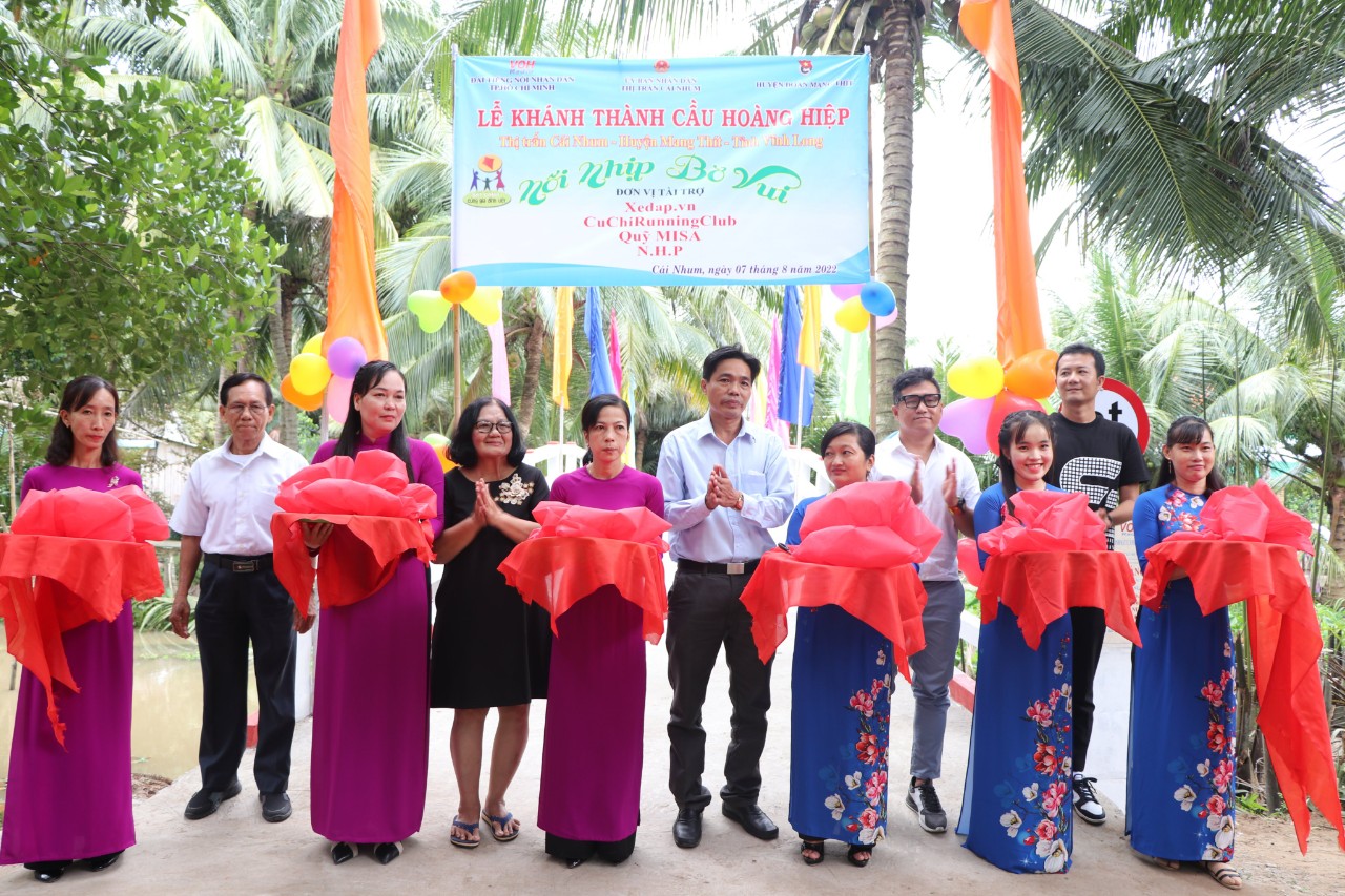 KHÁNH THÀNH CẦU HOÀNG HIỆP - TT CÁI NHUM, MANG THÍT, VĨNH LONG