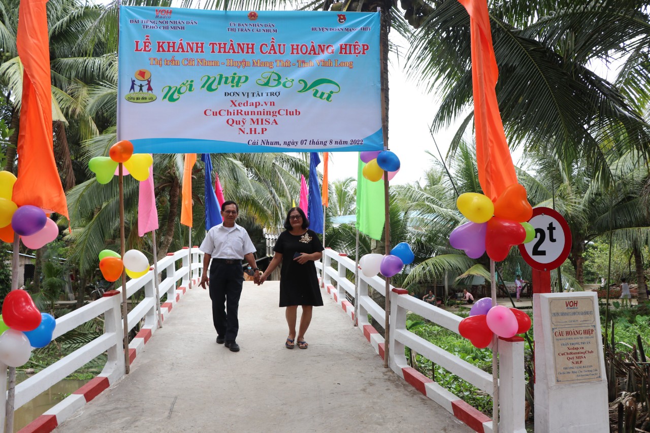 KHÁNH THÀNH CẦU HOÀNG HIỆP - TT CÁI NHUM, MANG THÍT, VĨNH LONG