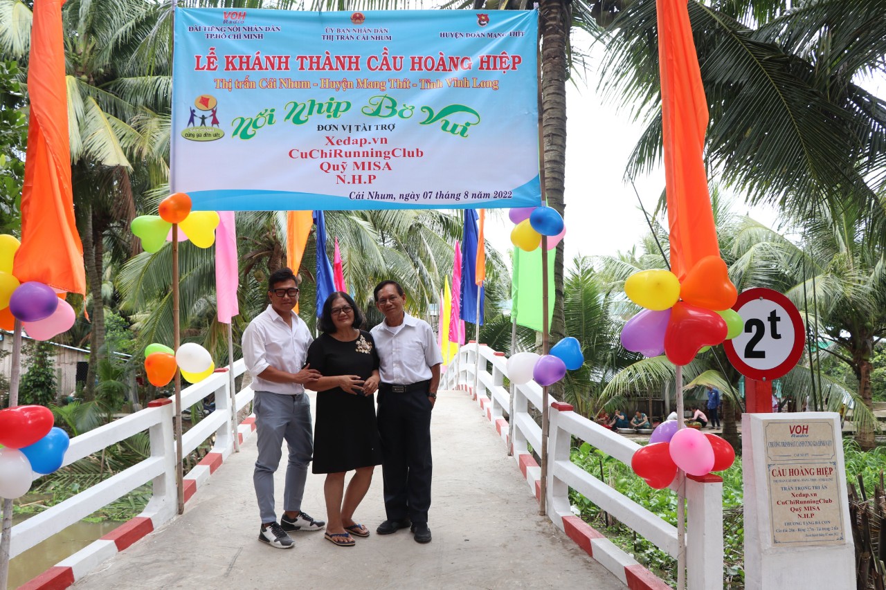 KHÁNH THÀNH CẦU HOÀNG HIỆP - TT CÁI NHUM, MANG THÍT, VĨNH LONG