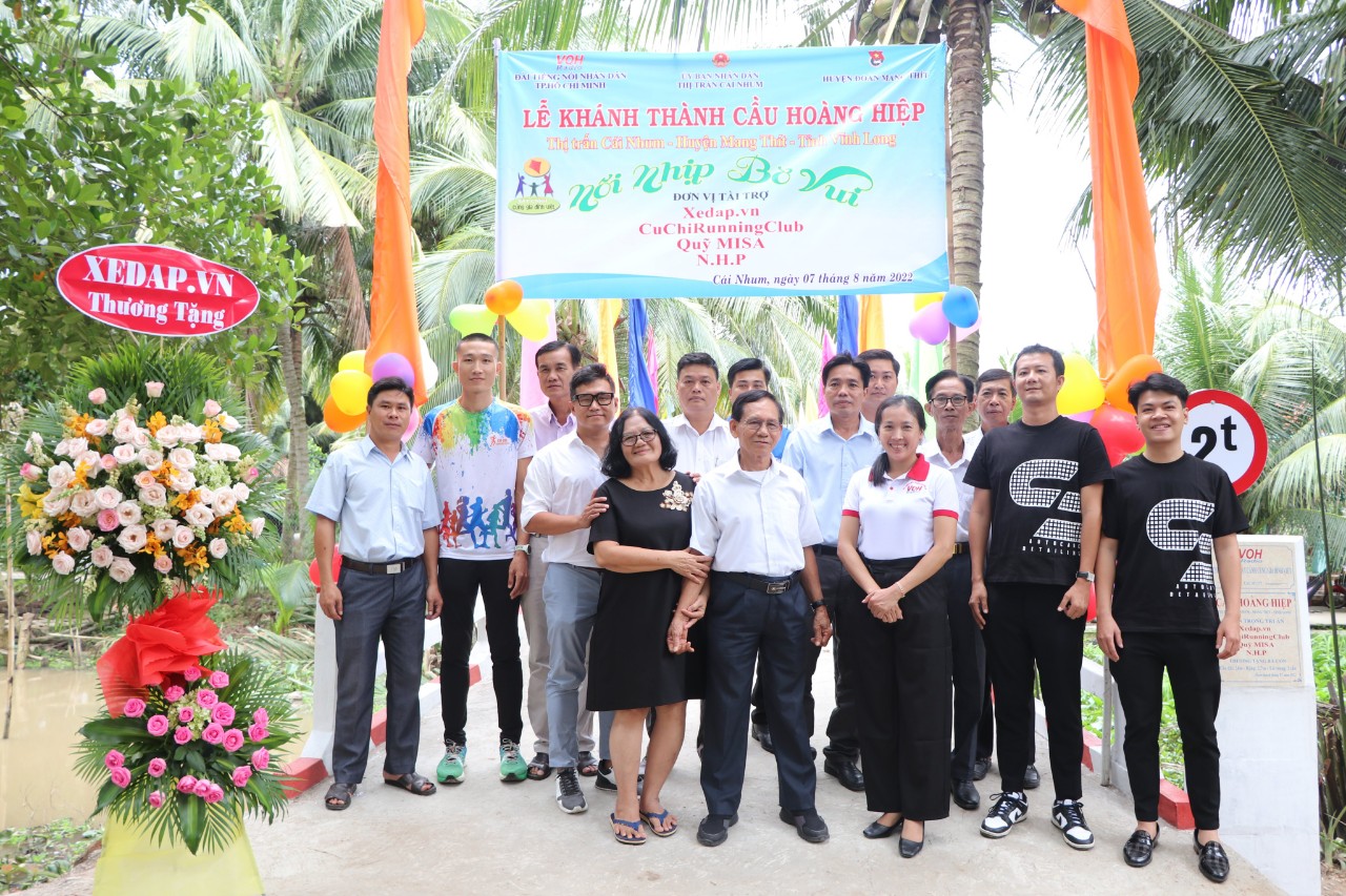 KHÁNH THÀNH CẦU HOÀNG HIỆP - TT CÁI NHUM, MANG THÍT, VĨNH LONG