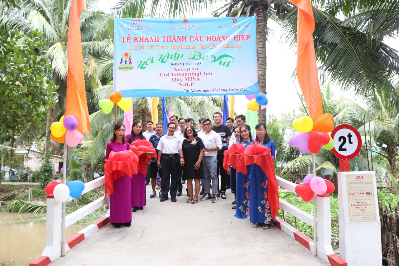 KHÁNH THÀNH CẦU HOÀNG HIỆP - TT CÁI NHUM, MANG THÍT, VĨNH LONG