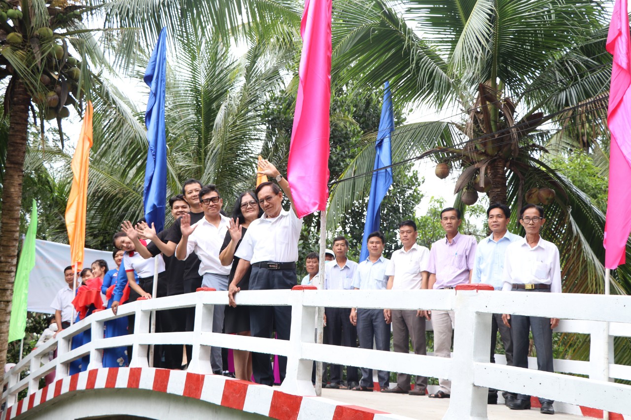 KHÁNH THÀNH CẦU HOÀNG HIỆP - TT CÁI NHUM, MANG THÍT, VĨNH LONG