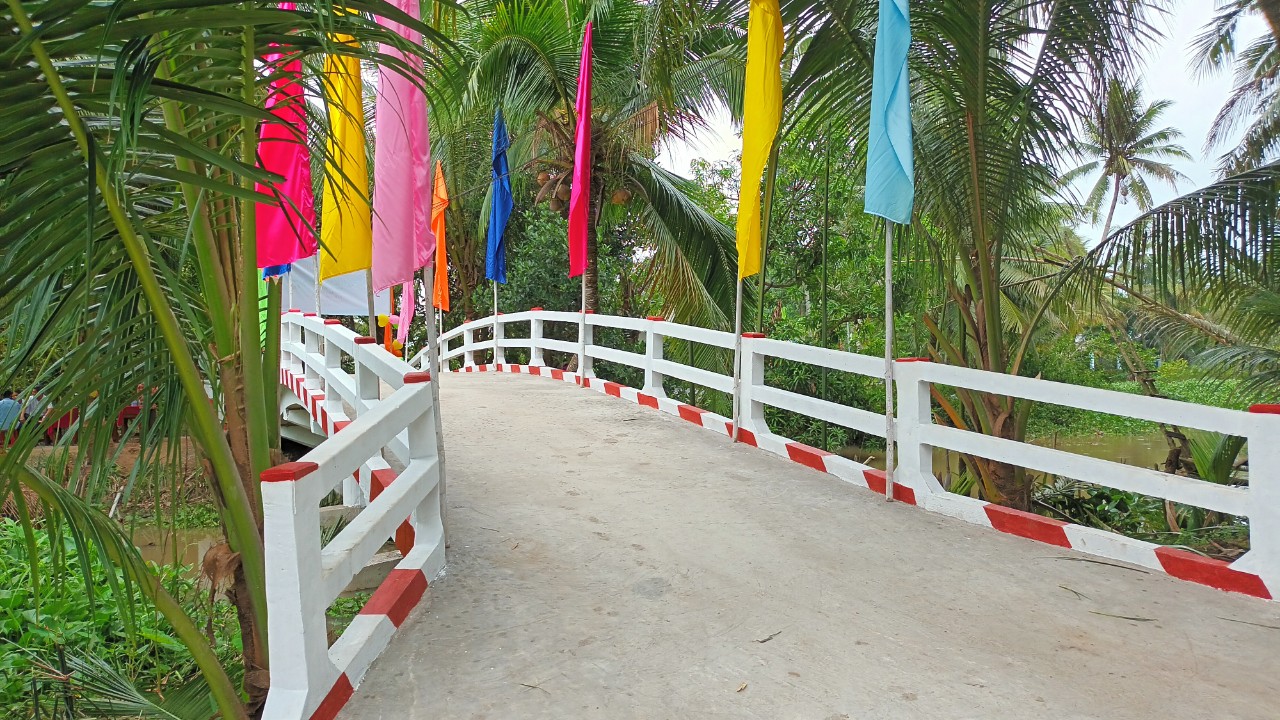 KHÁNH THÀNH CẦU HOÀNG HIỆP - TT CÁI NHUM, MANG THÍT, VĨNH LONG