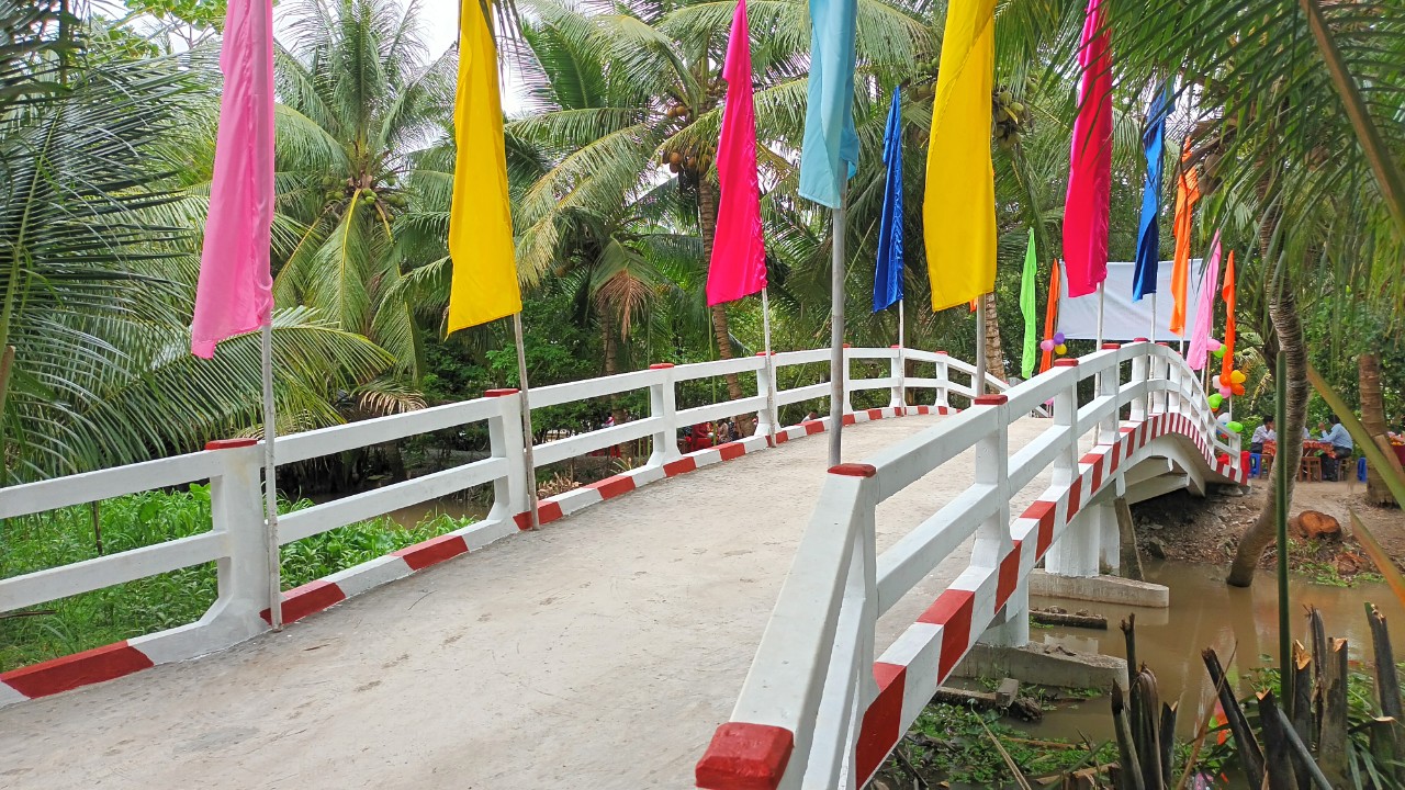 KHÁNH THÀNH CẦU HOÀNG HIỆP - TT CÁI NHUM, MANG THÍT, VĨNH LONG