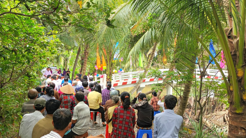 KHÁNH THÀNH CẦU HOÀNG HIỆP - TT CÁI NHUM, MANG THÍT, VĨNH LONG
