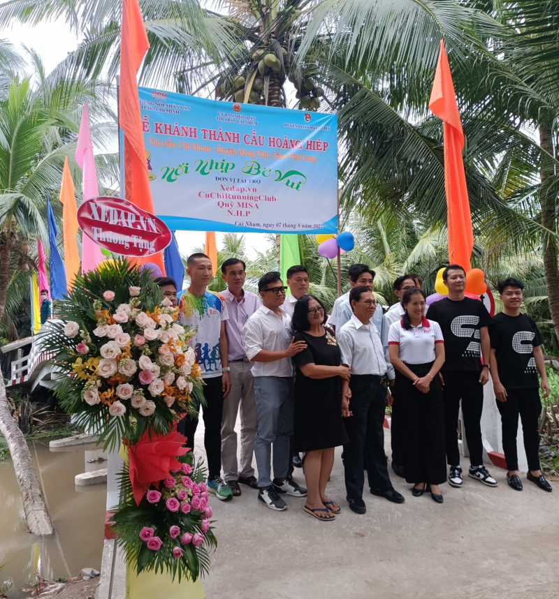 KHÁNH THÀNH CẦU HOÀNG HIỆP - TT CÁI NHUM, MANG THÍT, VĨNH LONG