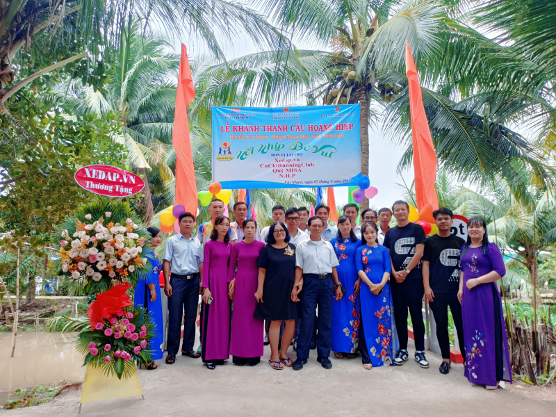 KHÁNH THÀNH CẦU HOÀNG HIỆP - TT CÁI NHUM, MANG THÍT, VĨNH LONG