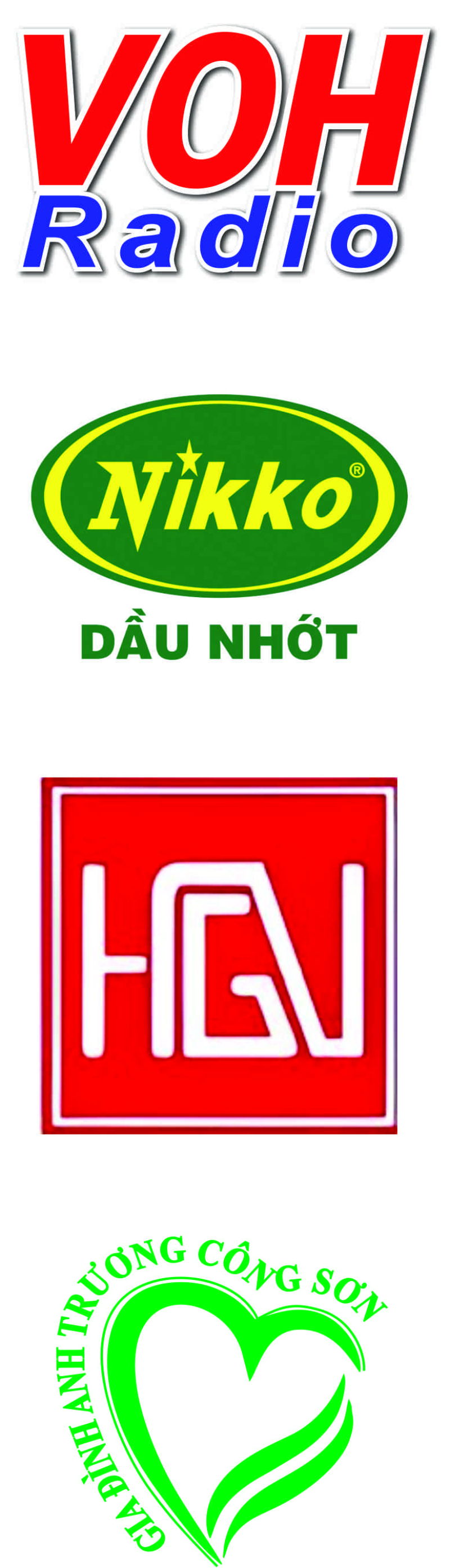 logo đài và nhà tài trợ