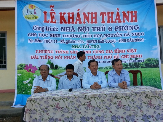 Khánh thành khu nhà nội trú ở Đắc Nông