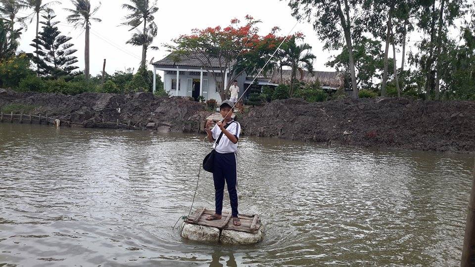 Khảo sát Cầu Bà Kí Nghĩa ở Cà Mau.