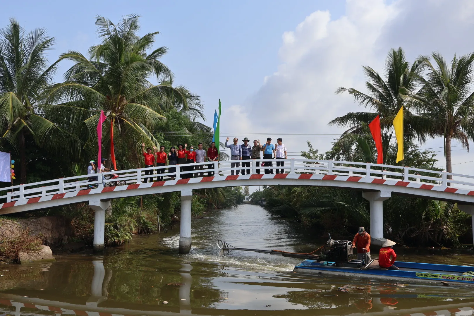 KHÁNH THÀNH CẦU HUỆ SANG - ẤP THẠNH TIẾN, XÃ ĐÔNG THẠNH, HUYỆN AN MINH, TỈNH KIÊN GIANG